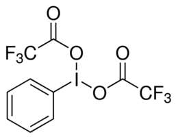 [Bis(trifluoroacetoxy)iodo]benzene - CAS:2712-78-9 - BTI14, Phenyliodine bis(trifluoroacetate), Bis(trifluoroacetato)(phenyl)iodine, PIFA